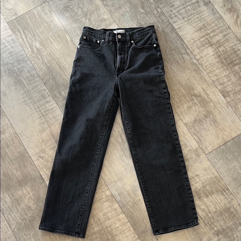 Madewell Vintage Wide-leg Black Jeans